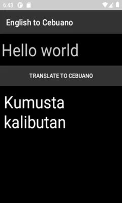 English to Cebuano Translator android App screenshot 3